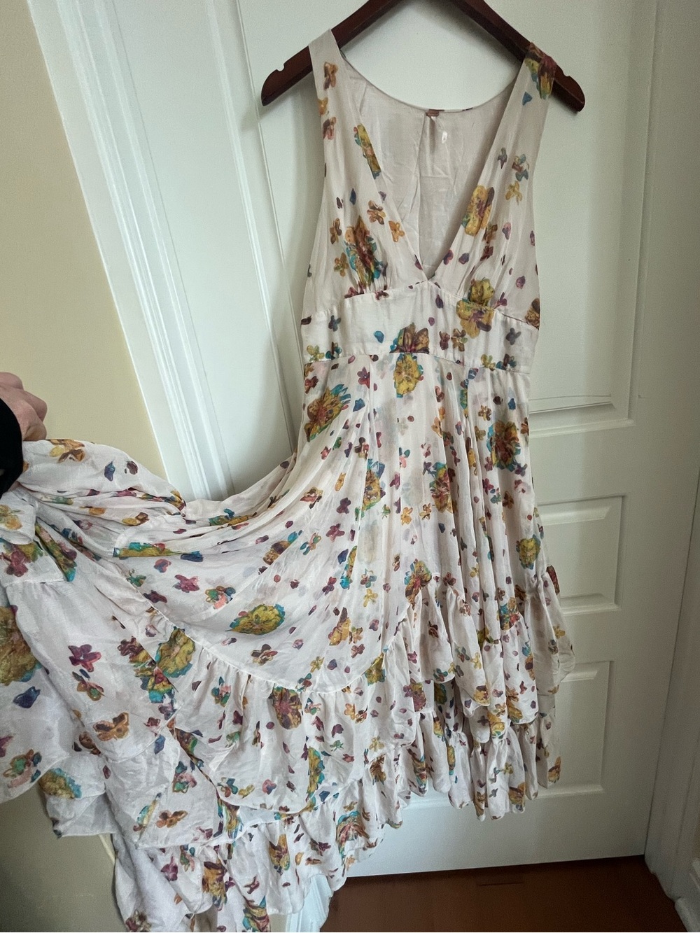 Free People Vintage Catching Glances Midi Dress - Picture 5 of 11